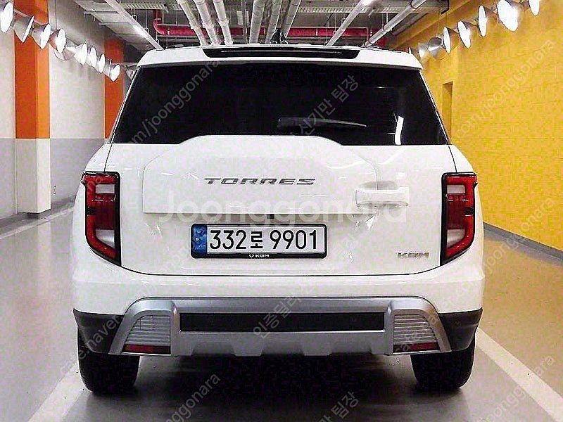 흰색 토레스 중고 더 뉴 토레스 중고차 1.5 GDI-T 2WD T5 중고자동차가격 2,434 km--9